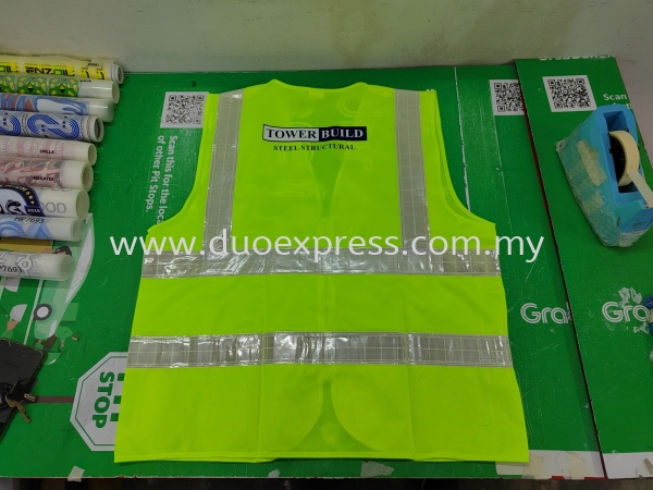 Safety Vest Printing for Construction and Road Support Safety Coverall - Safety Vest -Vest Baju Uniform Custom KL PJ  Malaysia, Selangor, Kuala Lumpur (KL), Petaling Jaya (PJ) Supplier, Suppliers, Supply, Supplies | Duo Express