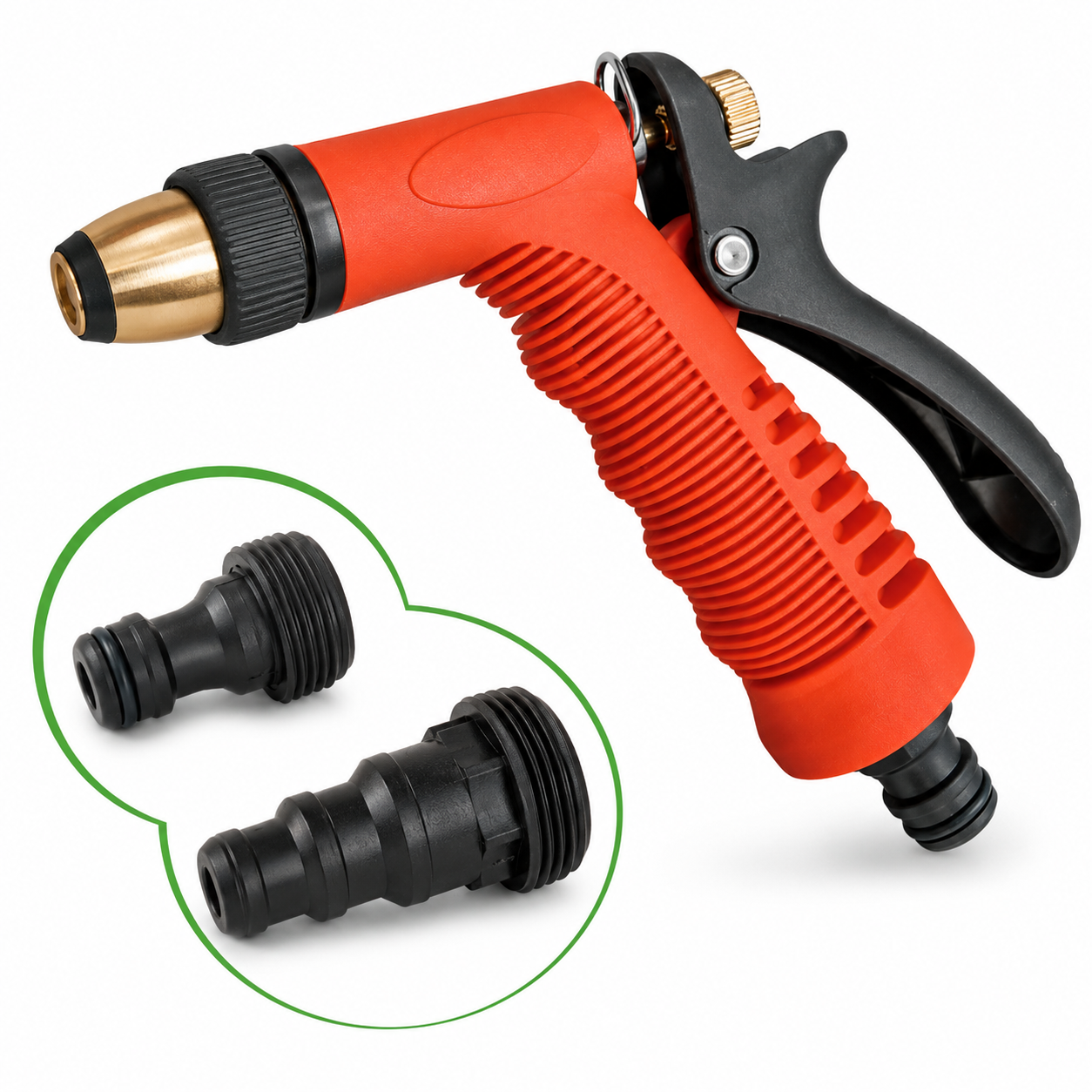 Heavy Duty Brass Hose Nozzle