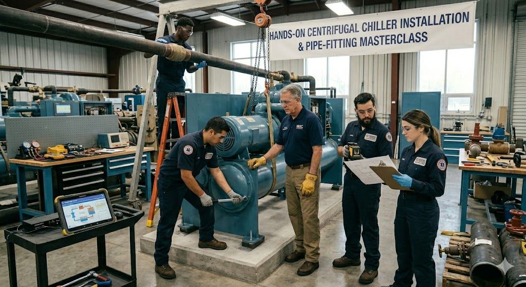 Centrifugal chiller installation training