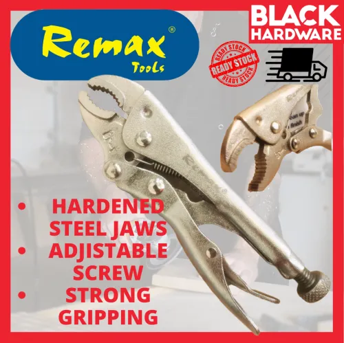 BLACK HARDWARE REMAX Locking Grip Mini Pliers Plier JAW Spanner Wrench Tool Set Playar Clip Grip Gripper Mancing 锁定 钳子