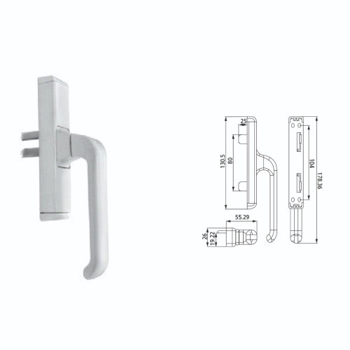 EURO HANDLE WITH SIGNLE ACCESSORIES | AB-MPH-018 SU