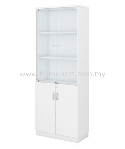 UTHILAH HEIGHT OFFICE CABINET C/W SWINGING GLASS DOOR AQ-YGD 21 - sungai buloh | ampang | gombak 