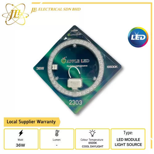 APPLE LED 36W AC165-265V 6500K COOL DAYLIGHT ROUND LED MODULE LIGHT SOURCE FOR CEILING LAMP