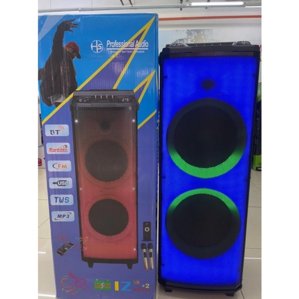  HS-TD1270 BT karaoke wireless bluetooth Pull bar portable Super large speaker subwoofer bass speaker