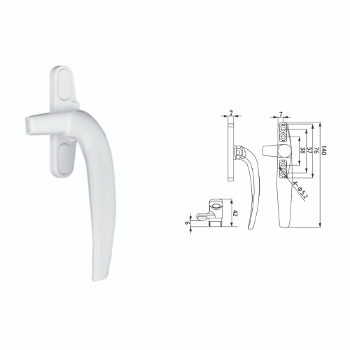 CASEMENT HANDLE R/L | AB-CW-903