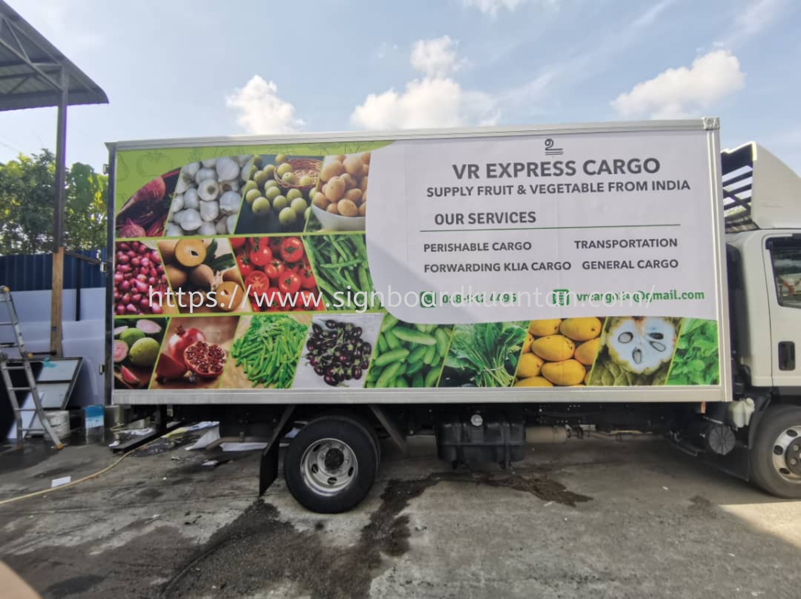 VR EXPRESS CARGO TRUCK LORRY & VAN STICKER PRINTING AT PAHANG KUANTAN TRUCK  LORRY and VAN STICKER PRINTING Malaysia, Selangor, Kuala Lumpur (KL)  Manufacturer, Maker | GREAT SIGN ADVERTISING (KUANTAN) SDN. BHD.