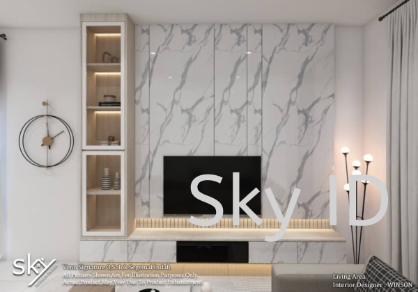 TV Cabinet Cabinet & Wardrobe Customize Furniture Penang, Bayan Lepas, Malaysia Renovation Contractors, Space Design Planning  | SKY ID & CONSTRUCTION