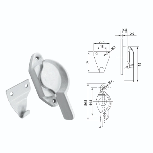 CRESCENT LOCK R/L | AB-CL-350 SMALL