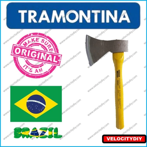 （斧头）TRAMONTINA HEAVY DUTY WOOD HANDLE AXE  KAPAK KAYU 40564/000 MADE IN BRAZIL