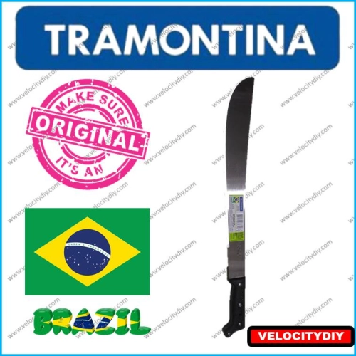 （砍材刀）Tramontina Machete Brazil Knife Made In Brazil Pisau Potong Kayu King Of Cutlasses 26616