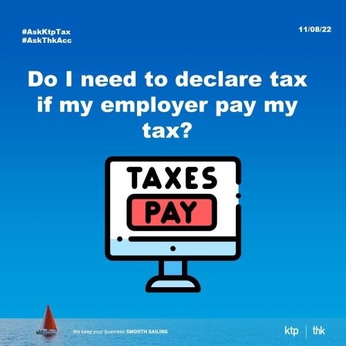 What is the tax treatment for income tax borne by the employer?