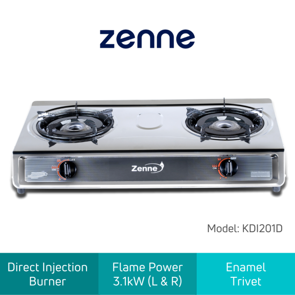 KDI201D Double Burner Table Top Gas Cooker Malaysia, Selangor, Kuala Lumpur (KL), Seri Kembangan Distributor, Supplier, Supply, Supplies | Zenne Infinity Sdn Bhd