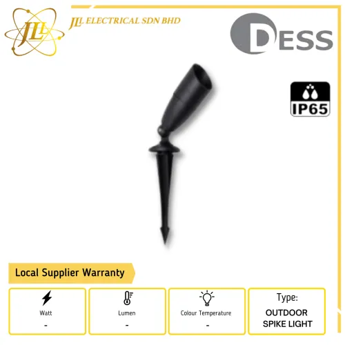 DESS GLMB8601-GU10 IP65 OUTDOOR SPIKE LIGHT FITTING ONLY