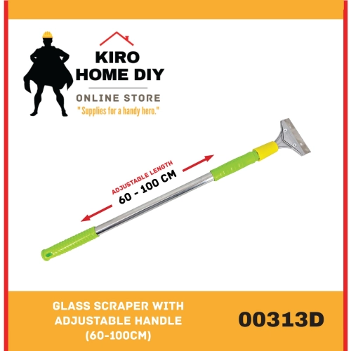 Glass Scraper with  Adjustable Handle (60-100cm) - 00313D