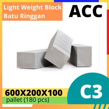 ACC LIGHT WEIGHT BLOCK C3 (PALLET)