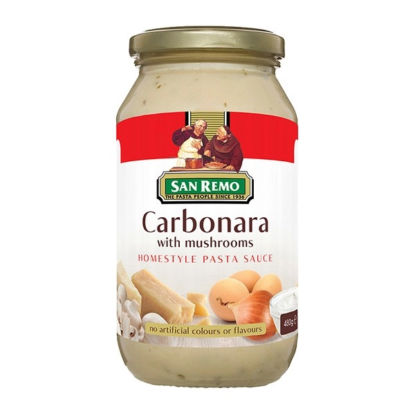 San Remo Pasta SauceCarbonara 480g