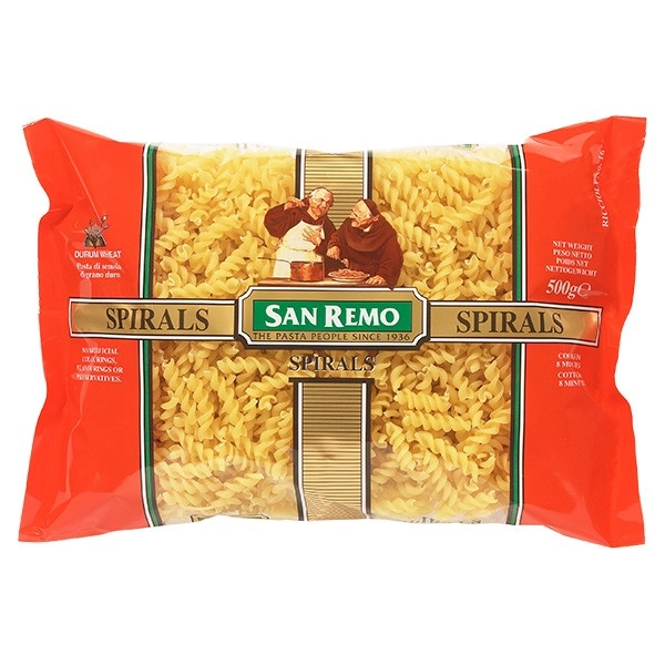 San  Remo Spirals  500g