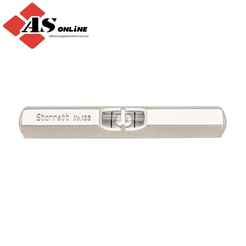 STARRETT Pocket Level with Satin Nickel-Plated Finish / Model: 135A