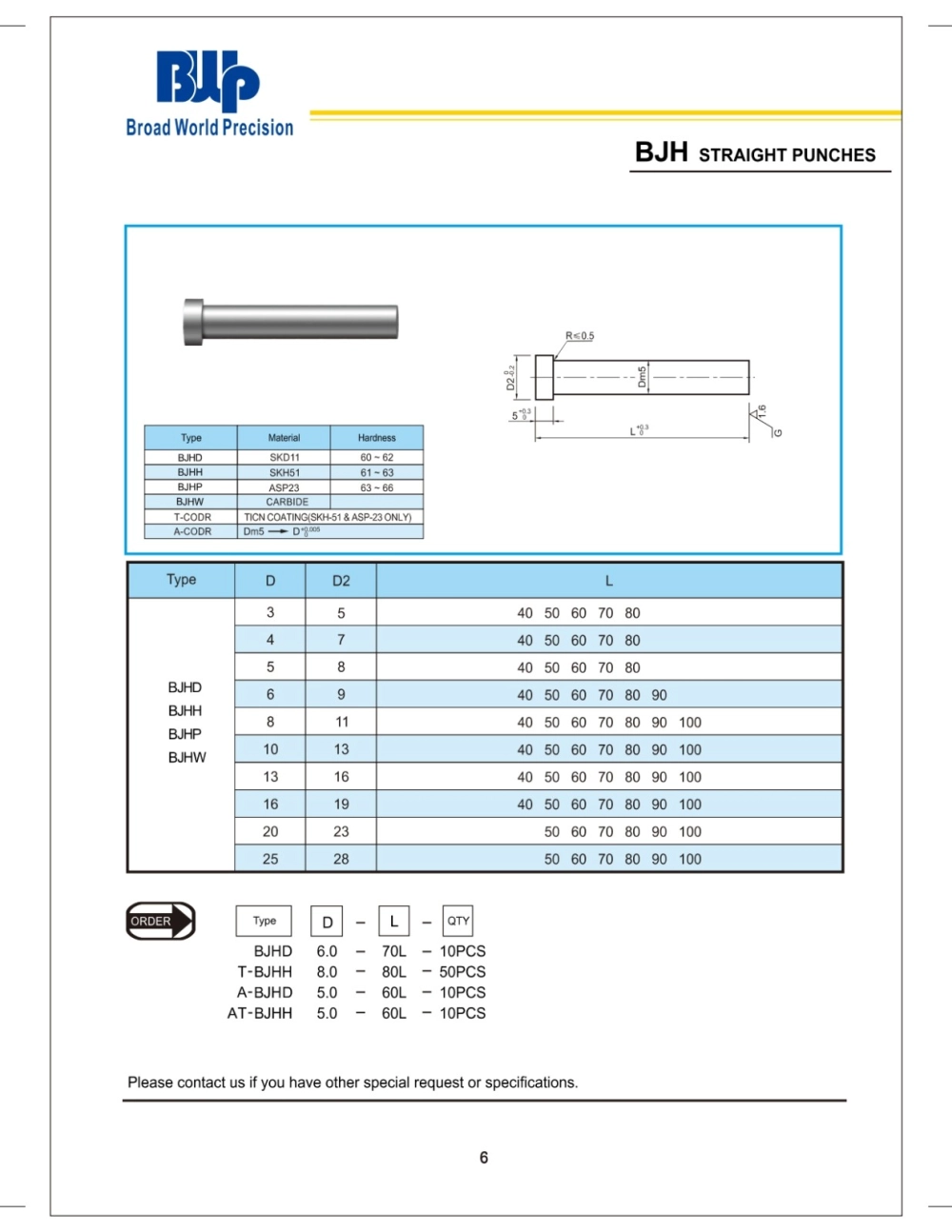 BWP Standard Products