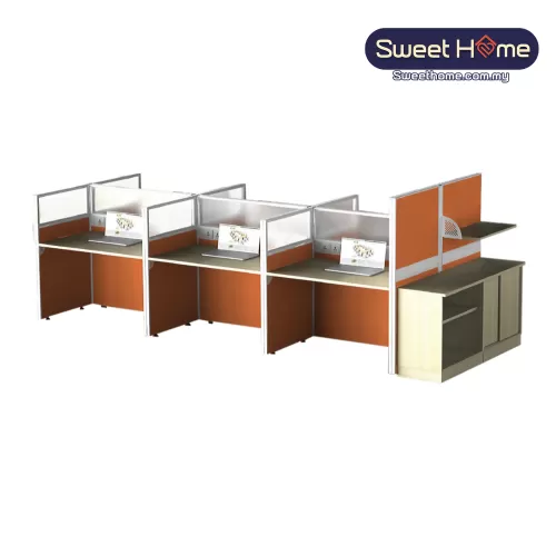 Office Workstation Table 6 person & More | Office Table Penang