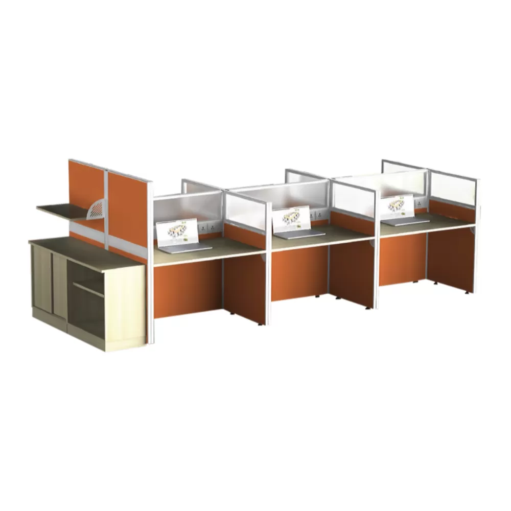 Office Workstation Table 6 person & More | Office Table Penang