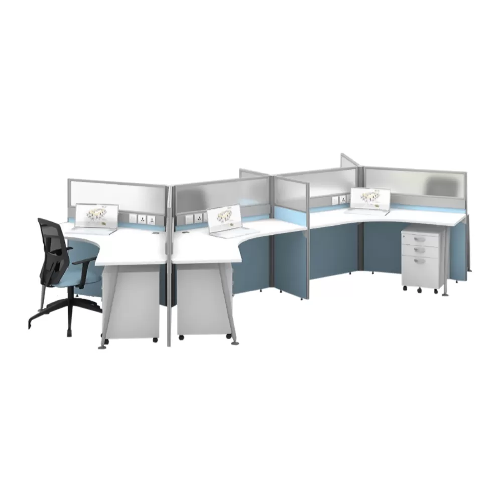 Office Workstation Table for 6 & More | Office Table Penang