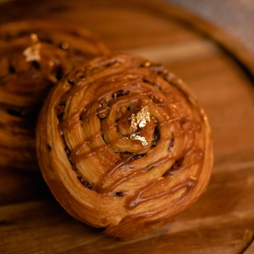 Sea Salt Caramel Pecan Cranberry Danish