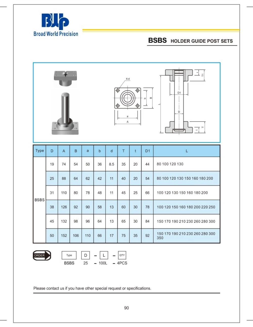 BSBS Holder Guide Post sets