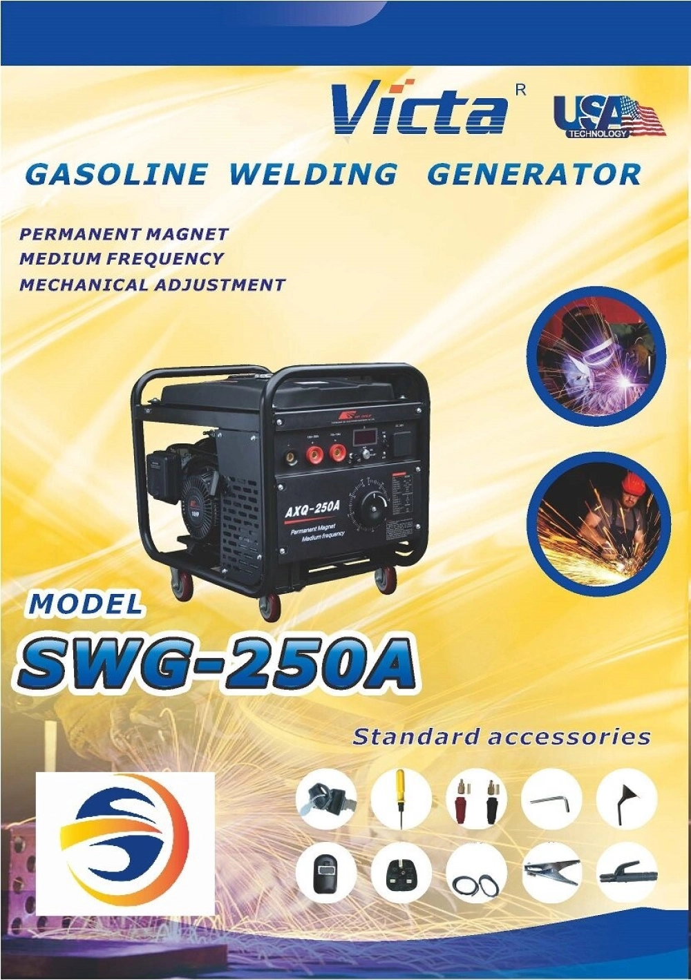 GASOLINE WELDING GENERATOR