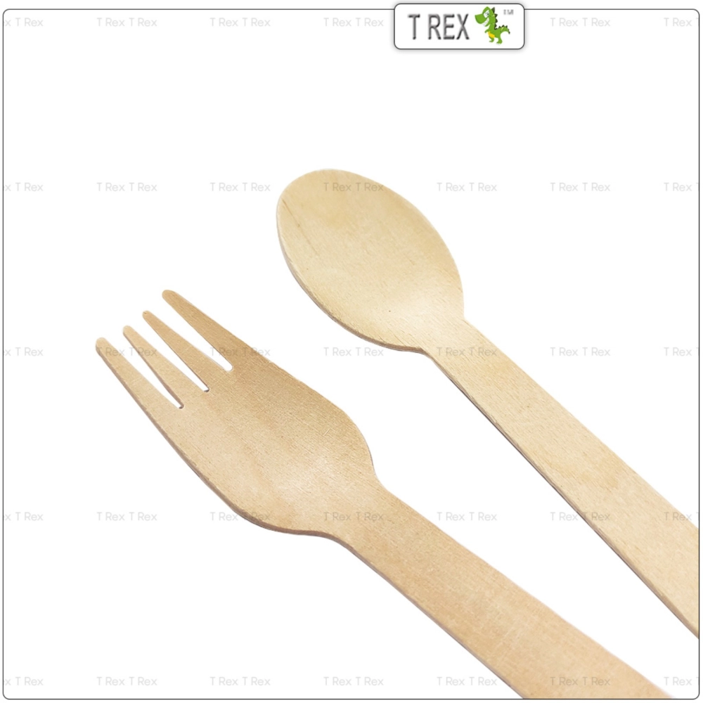 Disposable 3 In 1 Cutlery Set - Spoon Fork Tissue