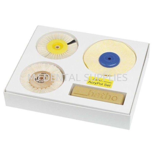 ACRYPOL SET (HIGH SHINE POLISHING OF DENTAL ACRYLICS), HATHO Acrylic Bur Kit Lab Bur Lab Selangor, Malaysia, Kuala Lumpur (KL), Shah Alam Supplier, Distributor, Supply, Supplies | MJ Dental Supplies