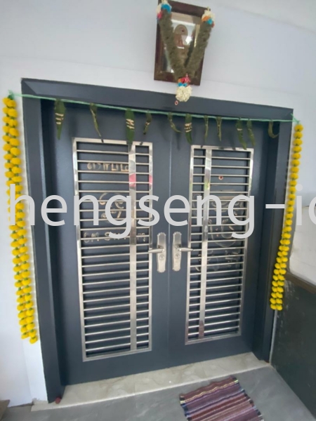  Safety door JB, Johor Bahru, Bandar Uda Utama Design, Service | Heng Seng Interior Design & Renovation