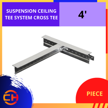 SUSPENSION CEILING TEE SYSTEM CROSS TEE 4' [PIECE]