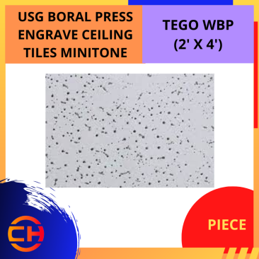 USG BORAL PRESS ENGRAVE CEILING TILES MINITONE TEGO WBP 2' X 4' [PIECE]