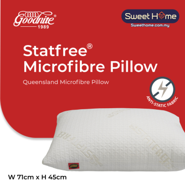 Goodnite Statfree Queensland Microfiber Pillow 71cm x 45cm x 1.3kg