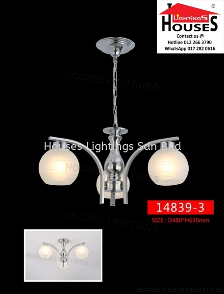 HANGING 14839-3 Indoor Pendant Light  Pendant Light Selangor, Malaysia, Kuala Lumpur (KL), Puchong Supplier, Suppliers, Supply, Supplies | Houses Lightings Sdn Bhd