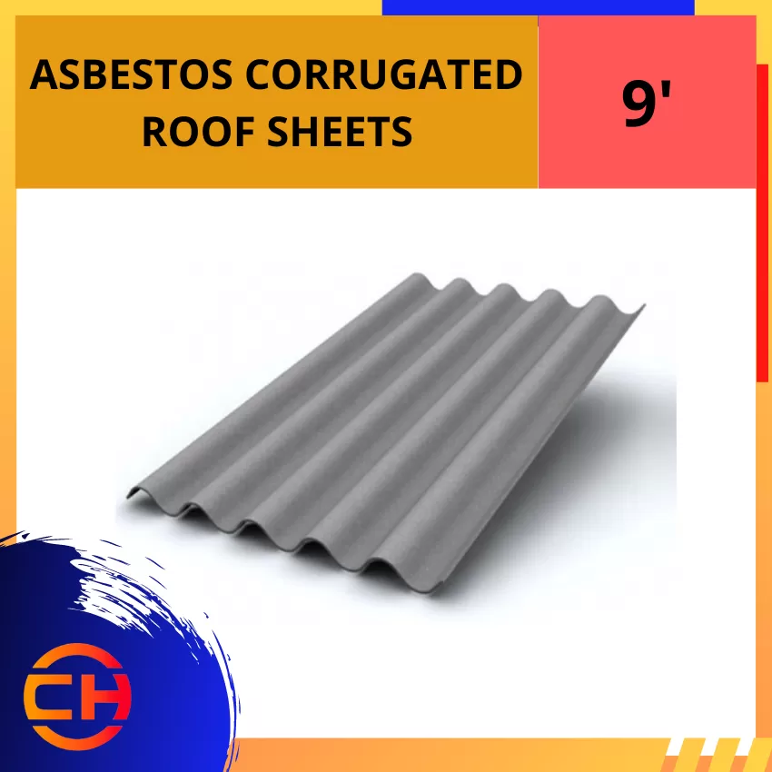 ASBESTOS CORRUGATED ROOF SHEETS 9'