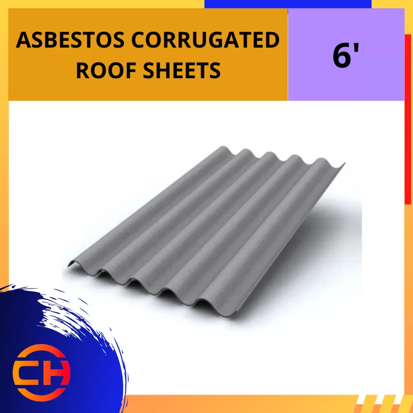 ASBESTOS CORRUGATED ROOF SHEETS 6'