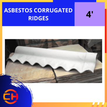 ASBESTOS CORRUGATED RIDGES 4'