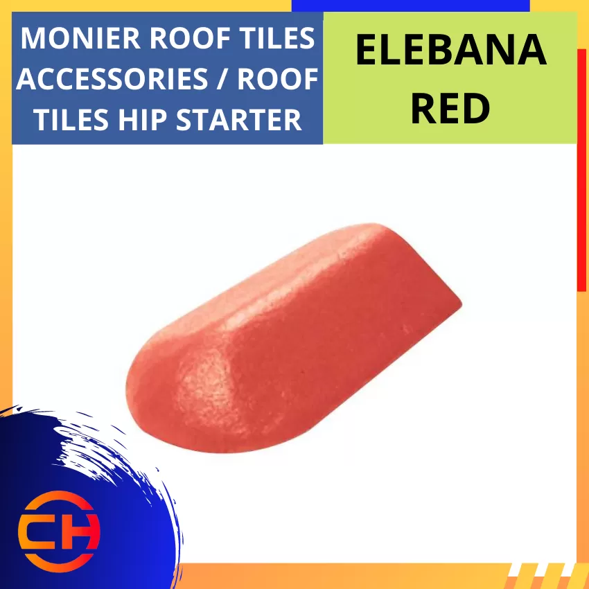 MONIER ROOF TILES ACCESORIES/ ROOF TILES HIPE STARTER ELEBANA RED 