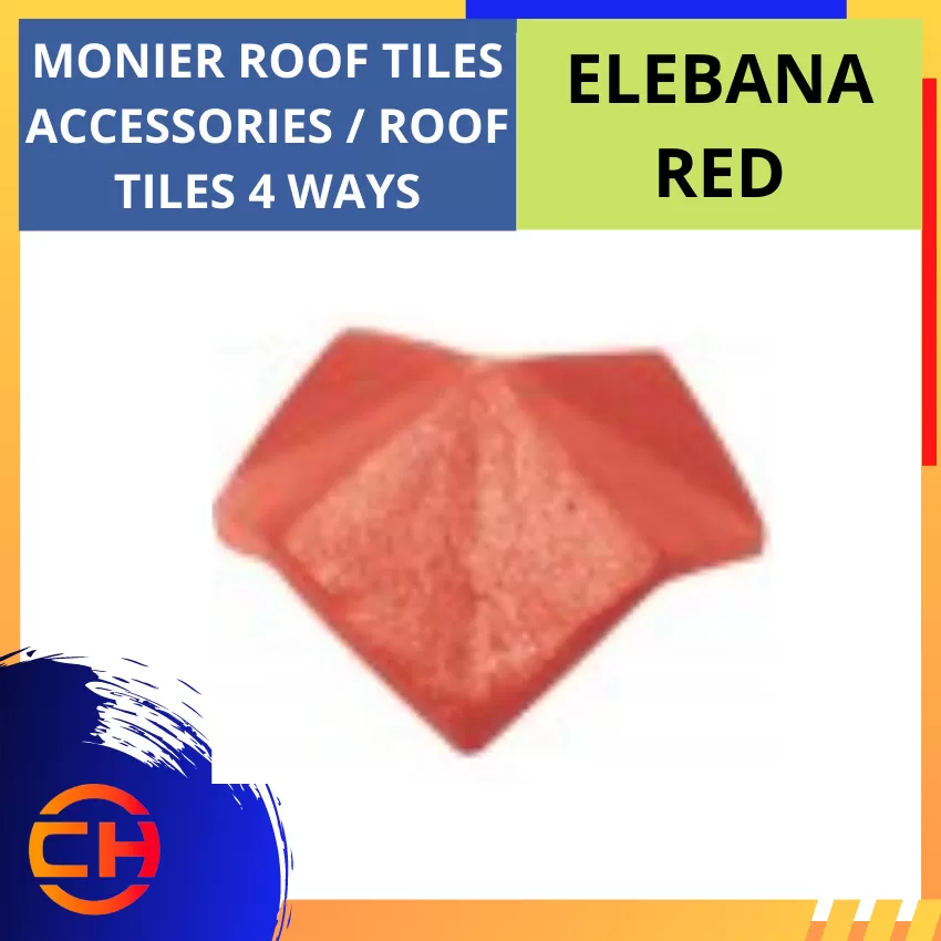 MONIER ROOF TILES ACCESSORIES/ROOF TILES 4 WAYS ELEBANA RED