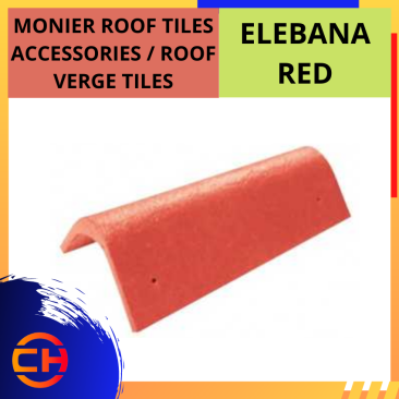 MONIER ROOF TILES ACCESSORIES/ ROOF VERGE TILES ELEBANA RED