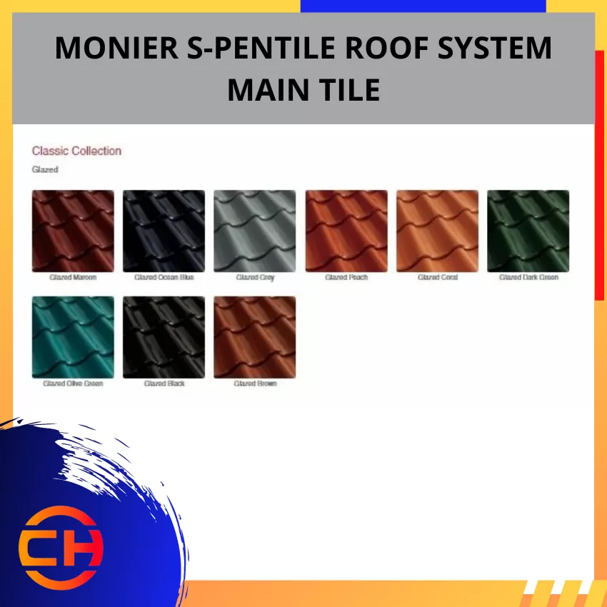 MONIER S-PENTILE ROOF SYSTEM MAIN TILE