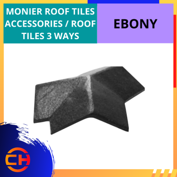 MONIER ROOF TILES ACCESSORIES/ROOF TILES 3 WAYS EBONY