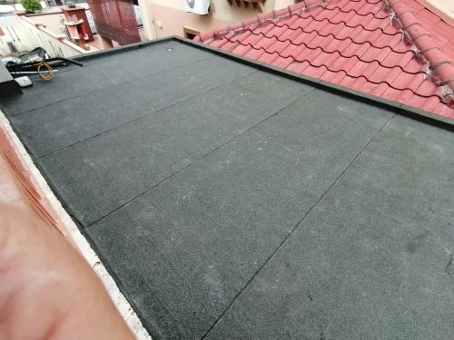 back yard concrete slab waterproofing solution