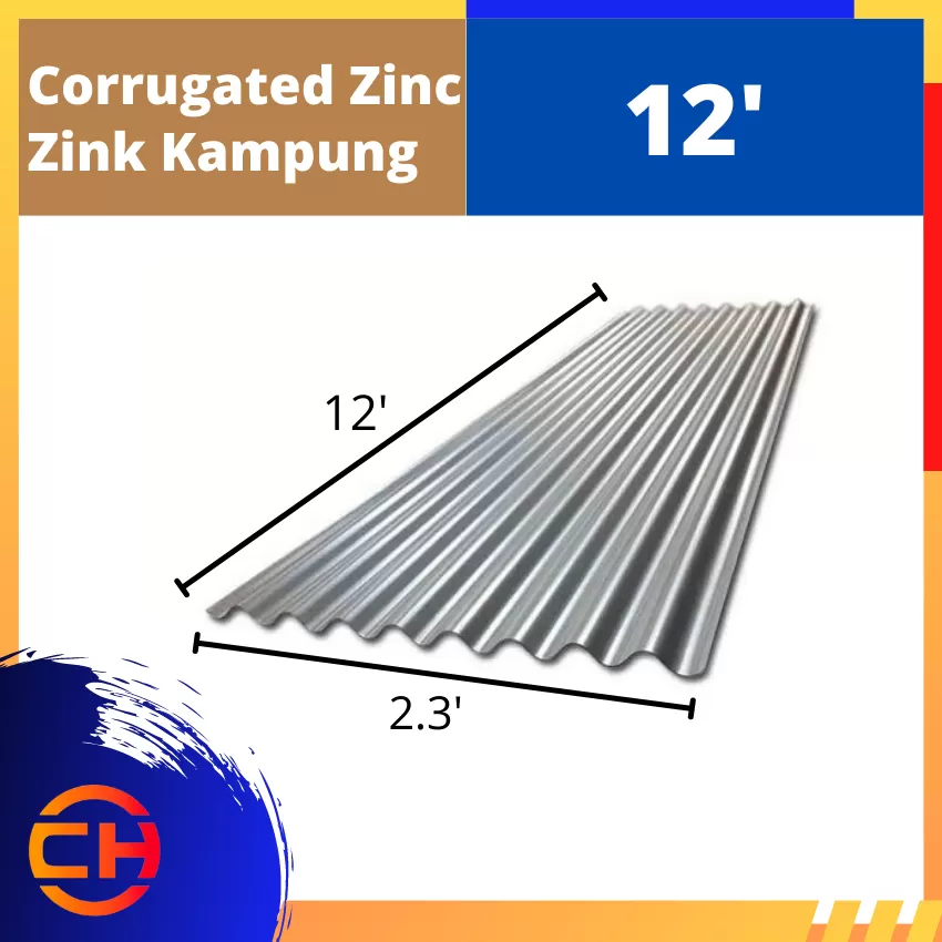 CORRUGATED ZINC 12'