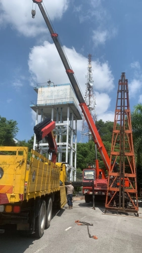 unloading RC piles