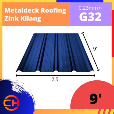 METALDECK ROOFING G32 [9']