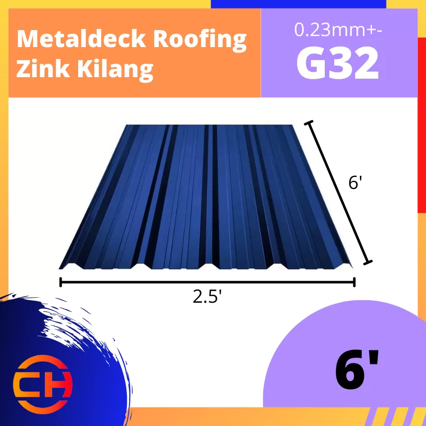 METALDECK ROOFING G32 [6']