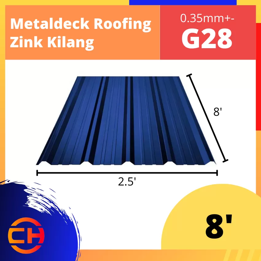 METALDECK ROOFING G28 [8']